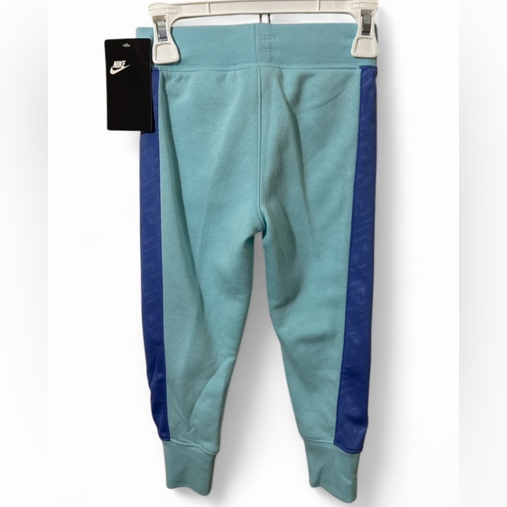 Nike Kids Aqua and Royal Blue Joggers- Girls Size 4 - Picture 2 of 5
